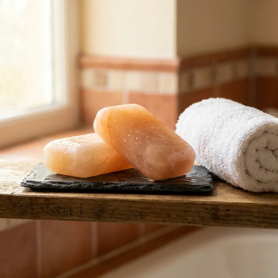 Himalayan salt soap bars