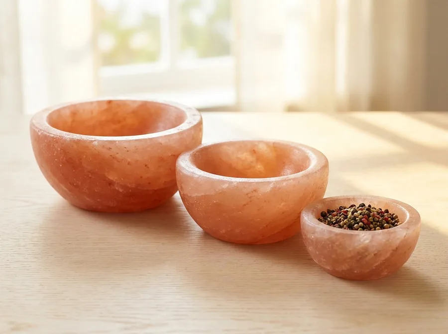 Himalayan salt salt bowls