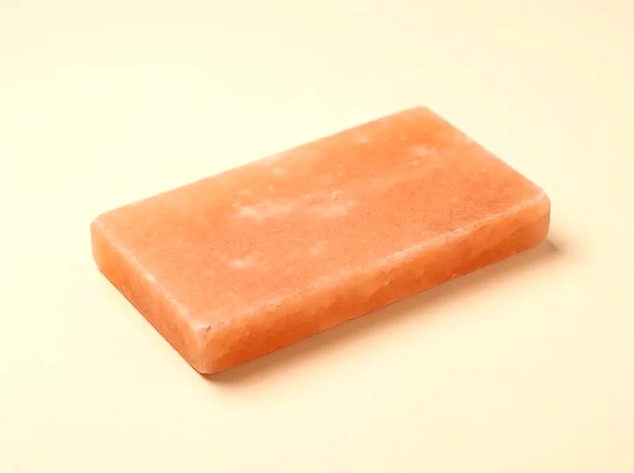 Himalayan salt tile 8" × 4" × 1" — Thin wall tile