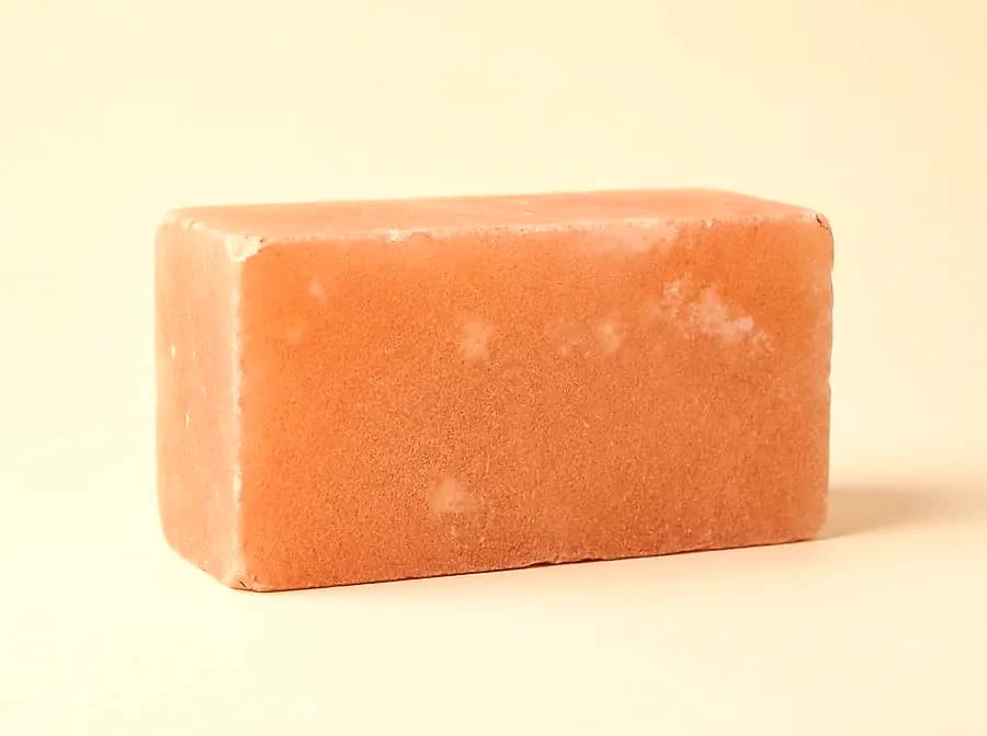 Himalayan salt tile 8" × 4" × 4" — Structural brick